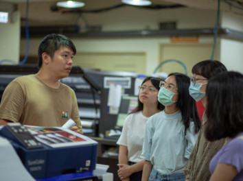 世新大學圖傳系-數位輸出與製作課程參訪