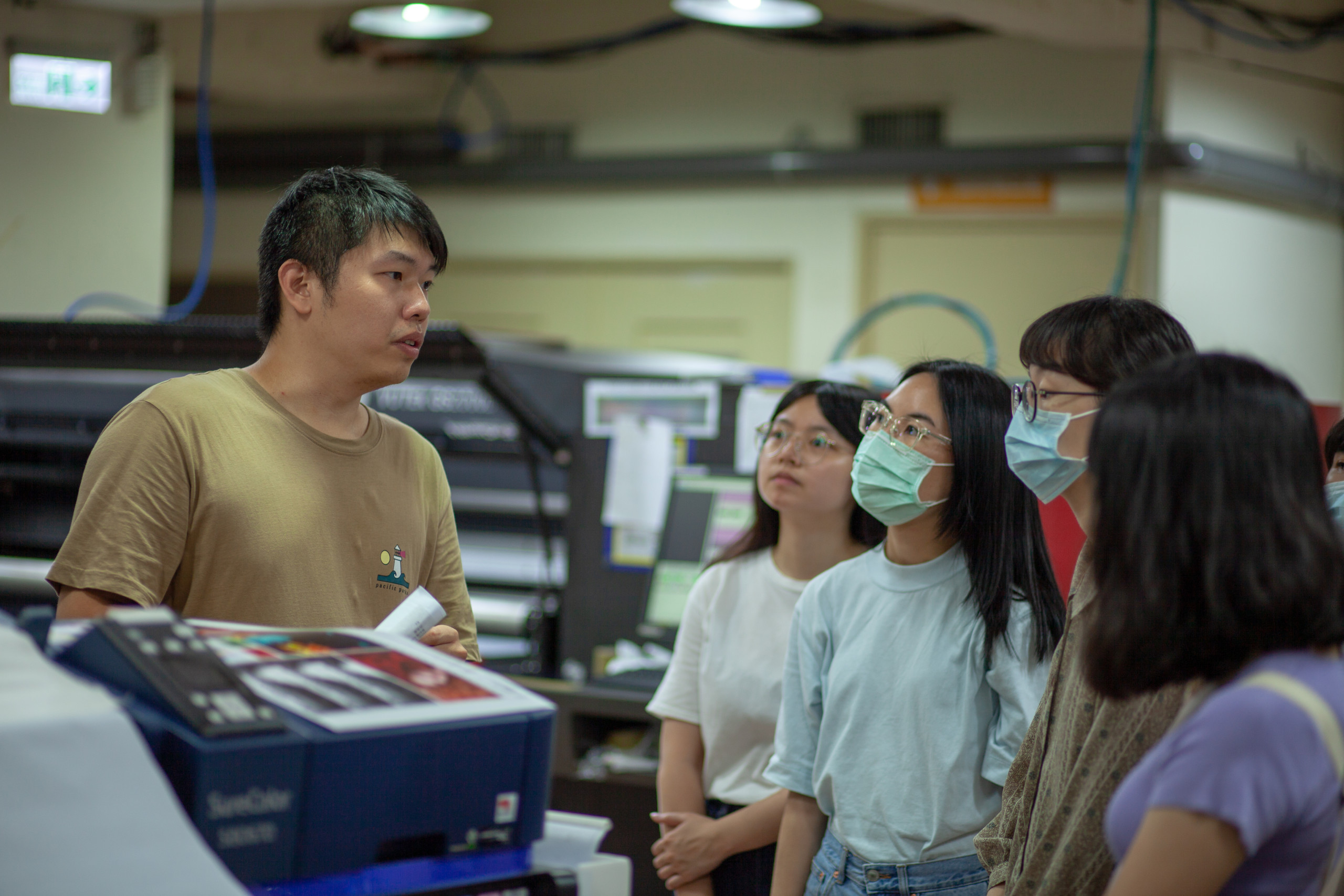 世新大學圖傳系-數位輸出與製作課程參訪